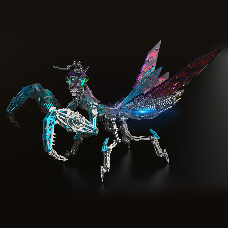 Steampunk Mantis 3D Assembly Metal Model DIY