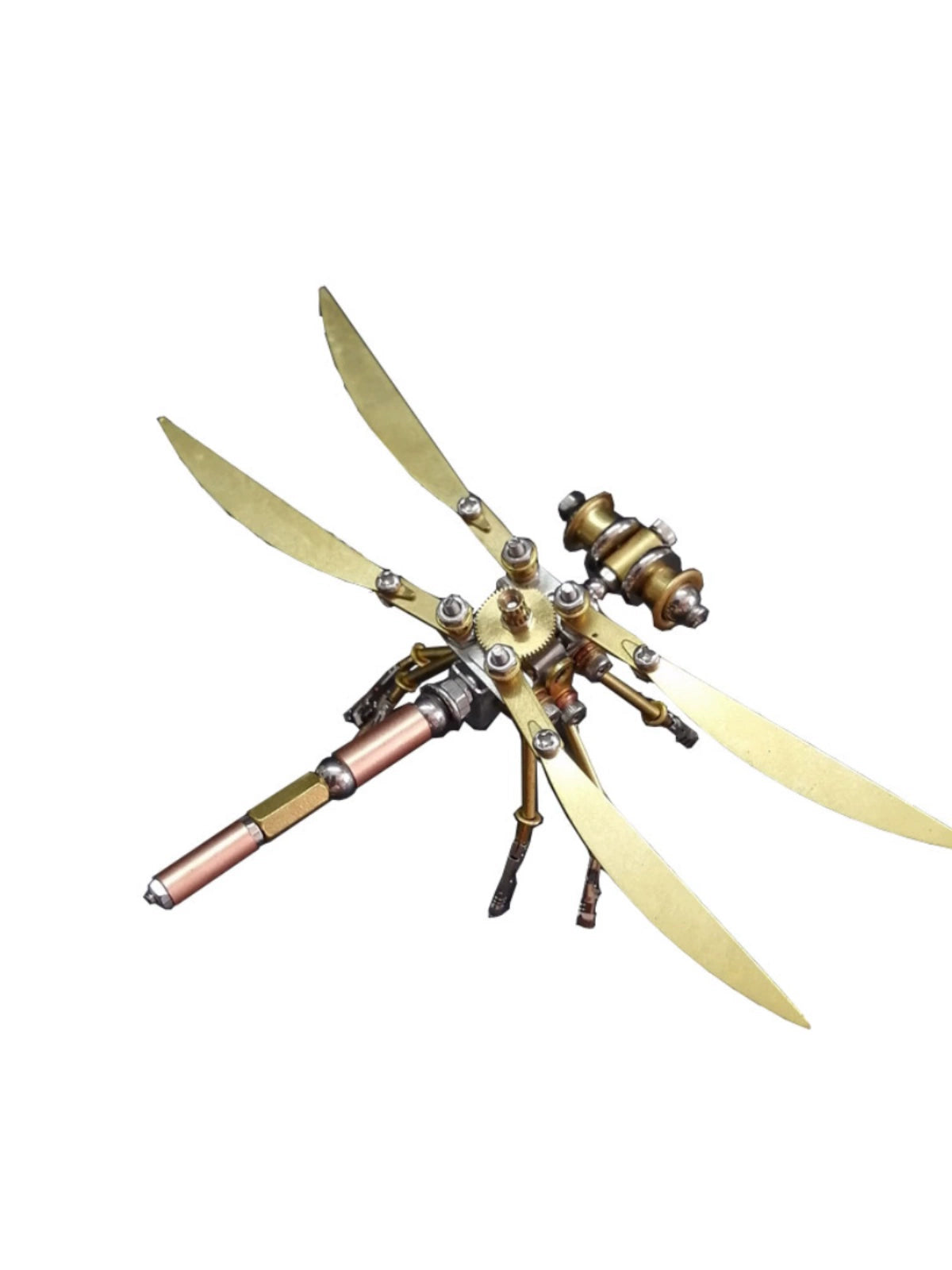 Mechanical dragonfly 3D Metal Puzzle Model DIY Assembly Kit Steampunk Dragonfly Boy Toy Gift