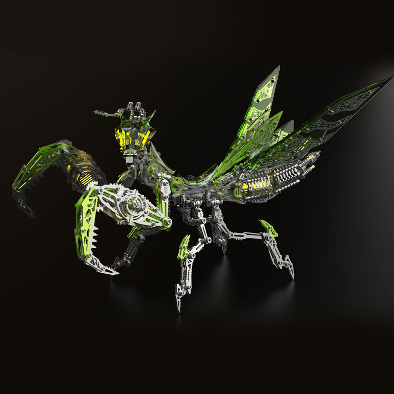 Steampunk Mantis 3D Assembly Metal Model DIY