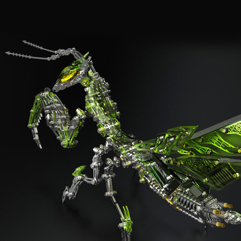 Steampunk Mantis 3D Assembly Metal Model DIY
