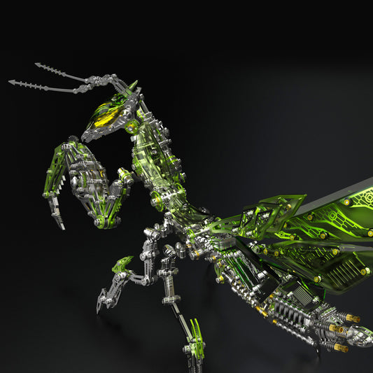 Steampunk Mantis 3D Assembly Metal Model DIY