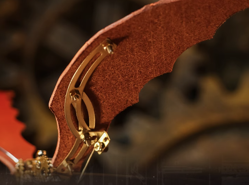 Mechanical Ornithopter Lite, Mechanical Ornithopter, Steampunk Bat, Steampunk Ornithopter, Mechanical Bat