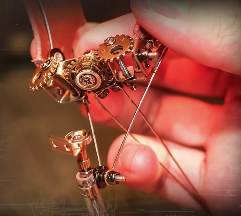 Mechanical Ornithopter Lite, Mechanical Ornithopter, Steampunk Bat, Steampunk Ornithopter, Mechanical Bat